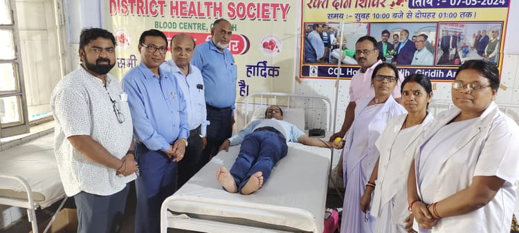 अपने जीवन में रक्तदान जरूर करें : जीएम