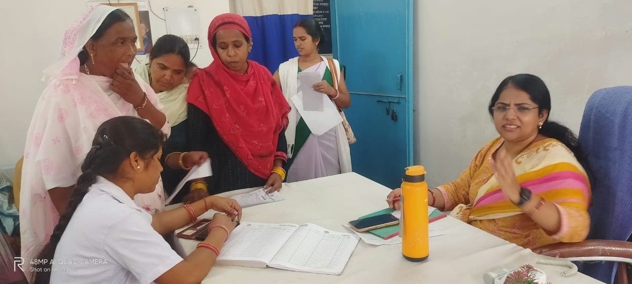 29 गर्भवती माताओं के स्वास्थ्य की हुई जांच