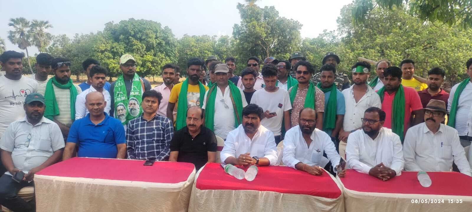 मतदाताओं से की तीर कमान का बटन दबाकर जीत दिलाने की अपील