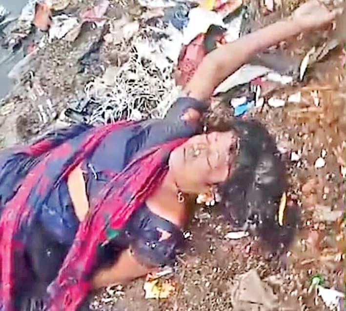 नाले में बहता आया महिला का शव, नहींं हुई पहचान