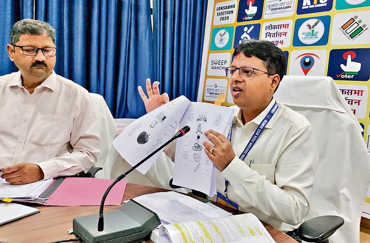 रांची के 27 उम्मीदवारों का चुनाव चिह्न मिला, आचार संहिता उल्लंघन के 117 केस दर्ज