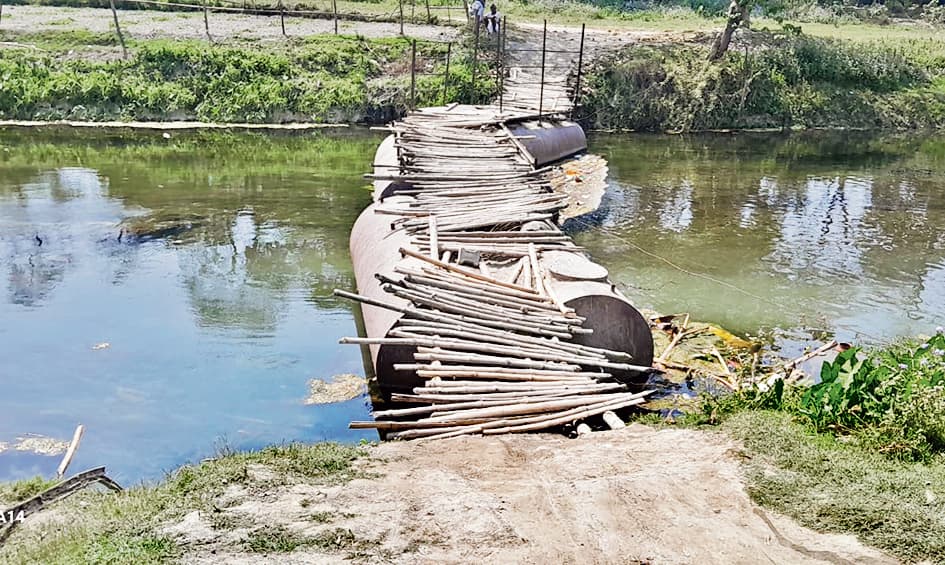 पक्का पुल का निर्माण नहीं बना कभी चुनावी मुद्दा