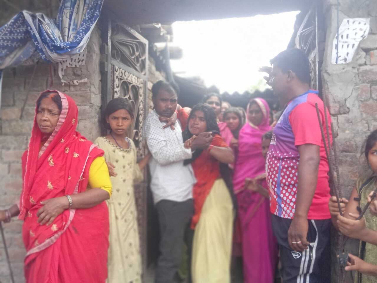 साबिर व सोनू का शव आते ही गांव में मची चीख पुकार