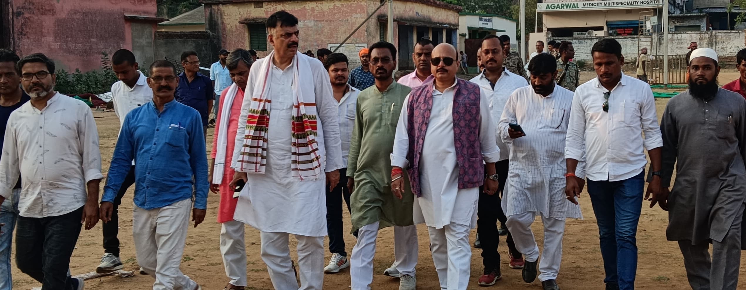 कांग्रेस के राष्ट्रीय अध्यक्ष मल्लिका अर्जुन खड़गे आज बरही में