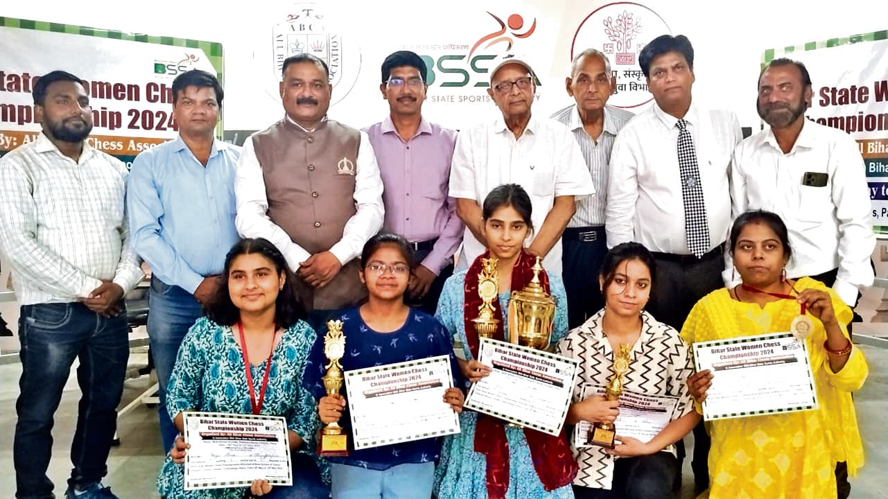 मुजफ्फरपुर की मरियम फातिमा बनी बिहार राज्य महिला शतरंज प्रतियोगिता की विजेता