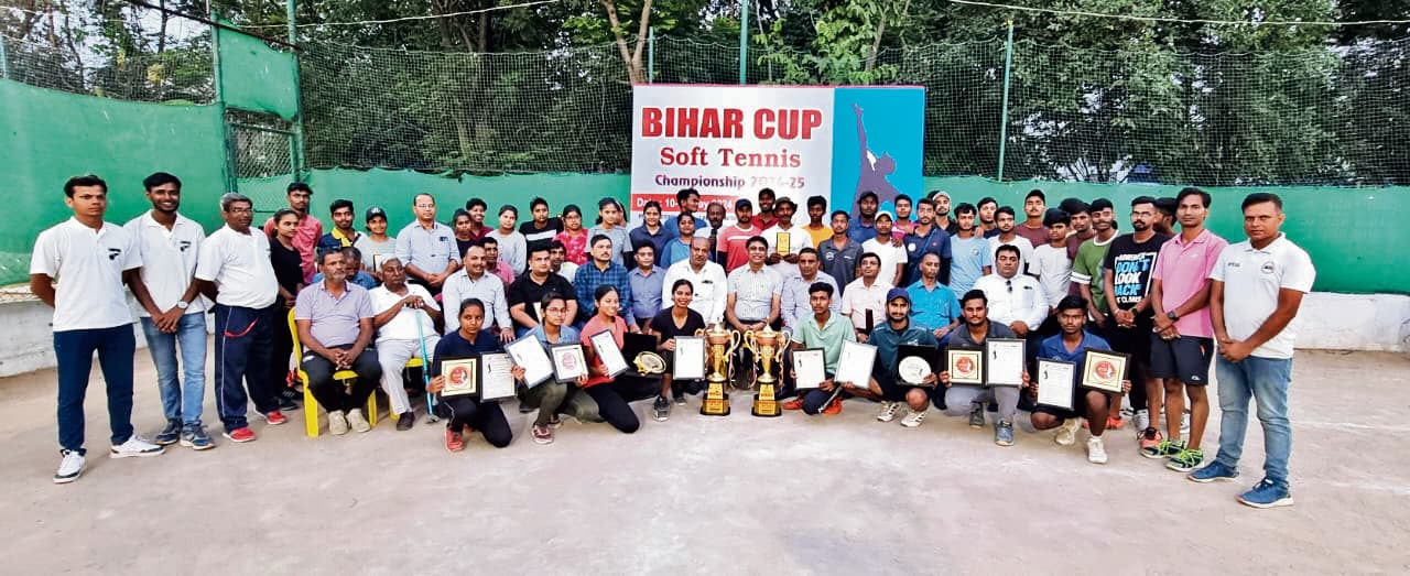पटना की आयुषी ने बिहार कप सॉफ्ट टेनिस प्रतियोगिता पर जमाया कब्जा