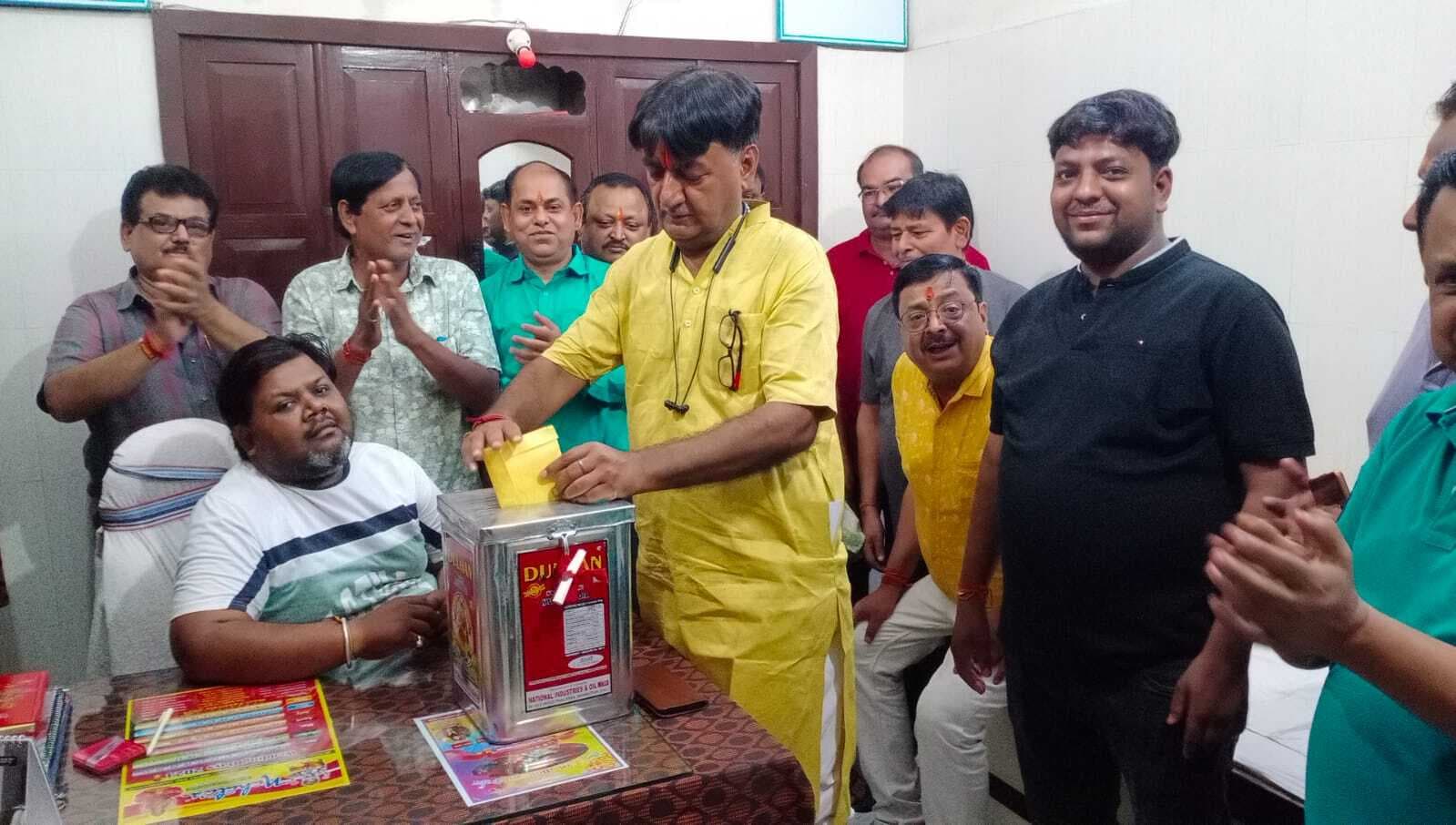 मारवाड़ी पंचायत चुनाव में अध्यक्ष पद के लिए दो प्रत्याशियों ने किया नामांकन