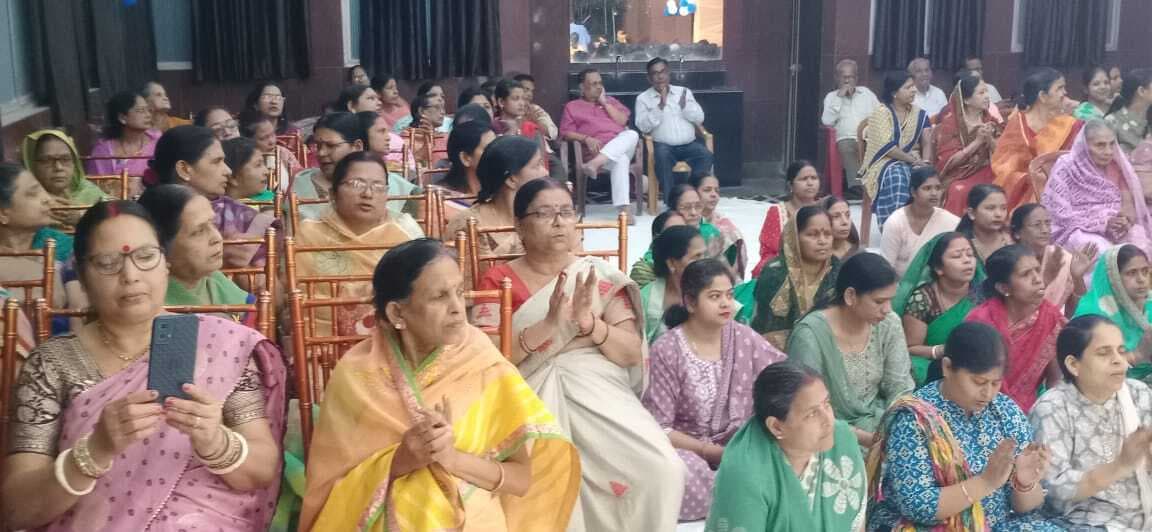 भागवत कथा में  श्रीकृष्ण की बाल लीलाओं व रुक्मणि विवाह सुन श्रद्धालु हुए भावविभोर