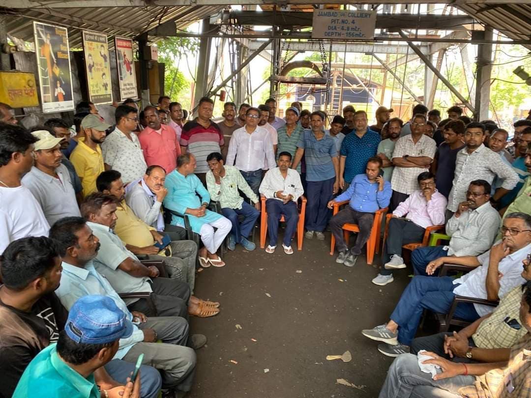 जामबाद कोलियरी खदान में डोली का स्प्रिंग टूट कर गिरा, श्रमिक की मौत