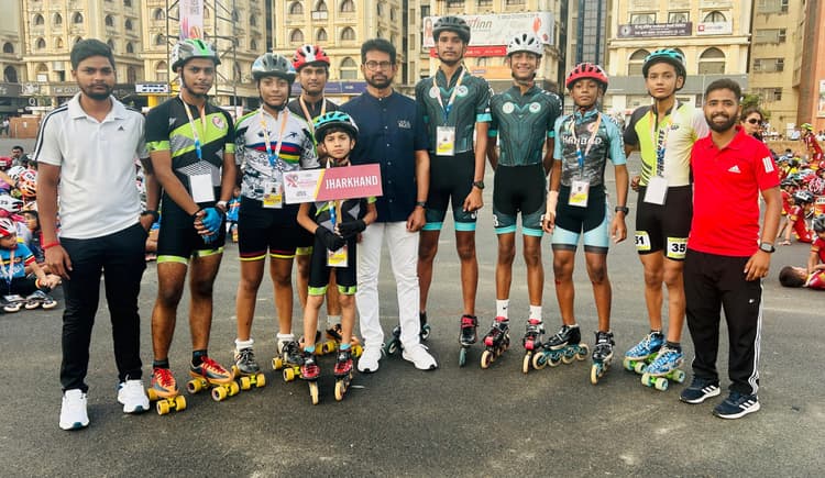 राष्ट्रीय रोलर स्केटिंग में झारखंड के आठ स्केटर शामिल