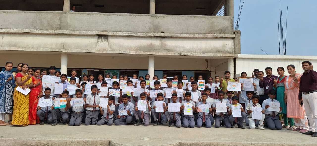 छात्रों के बीच मतदाता जागरूकता कार्यक्रम का आयोजन