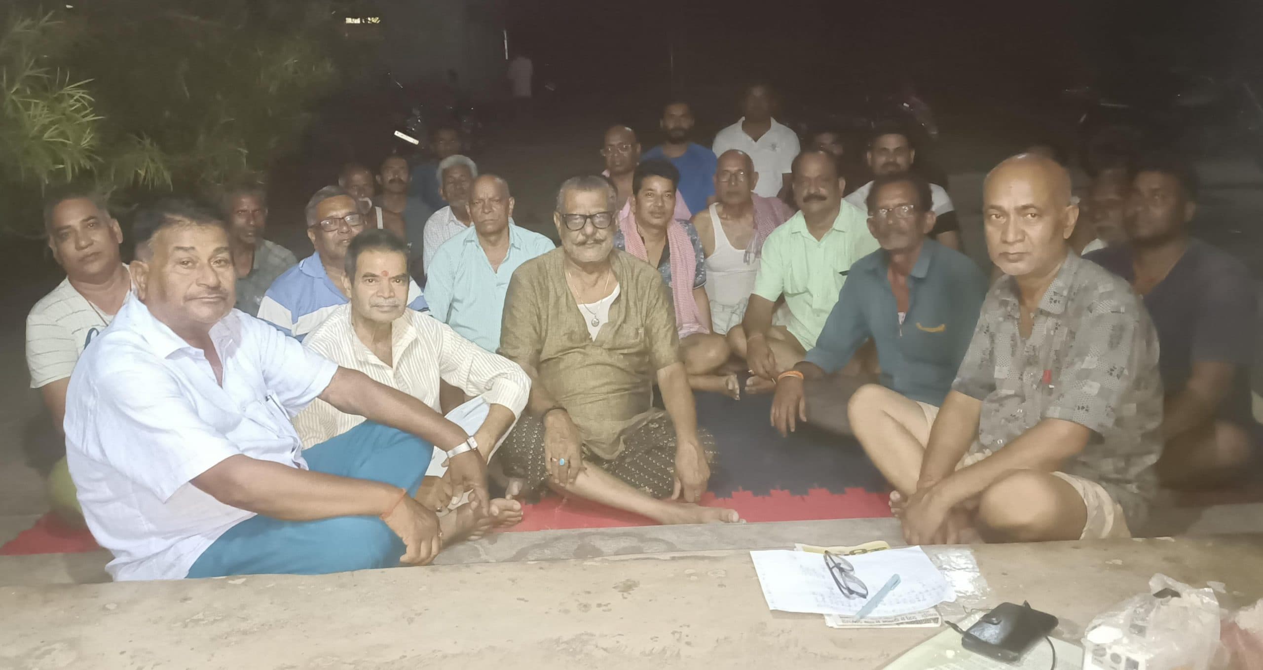 अप्रोच की जद में आने वाले प्रभावित लोगों ने की बैठक