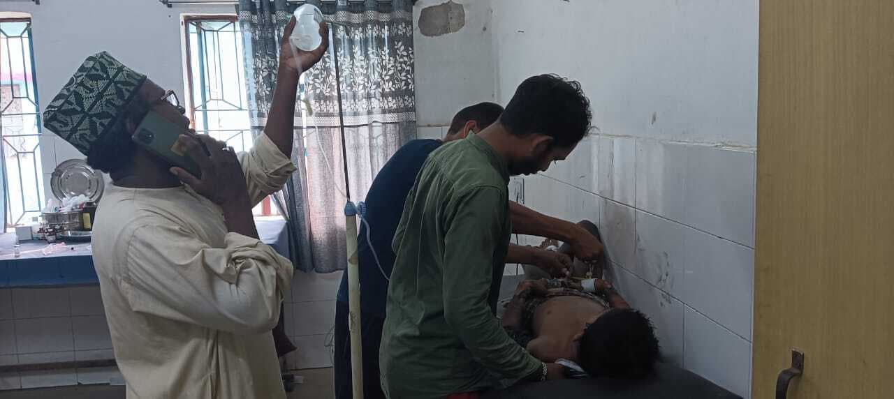 00हाई वोल्टेज तार के चपेट में आने से छात्र गंभीर, रेफर