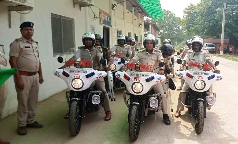 अपराध व अपराधियों पर लगाम लगायेंगी अत्याधुनिक सुविधाओं से लैस डॉयल-112 बाइक