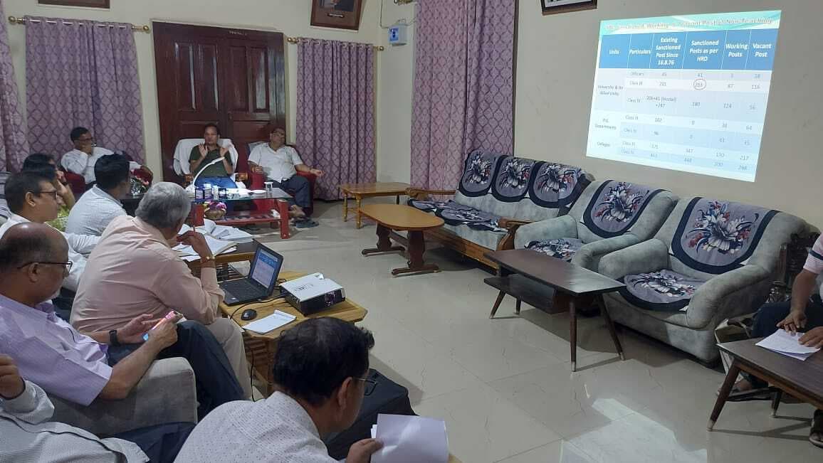 TMBUBhagalpur:22 मई को होने वाली बजट बैठक की कुलपति ने की समीक्षा