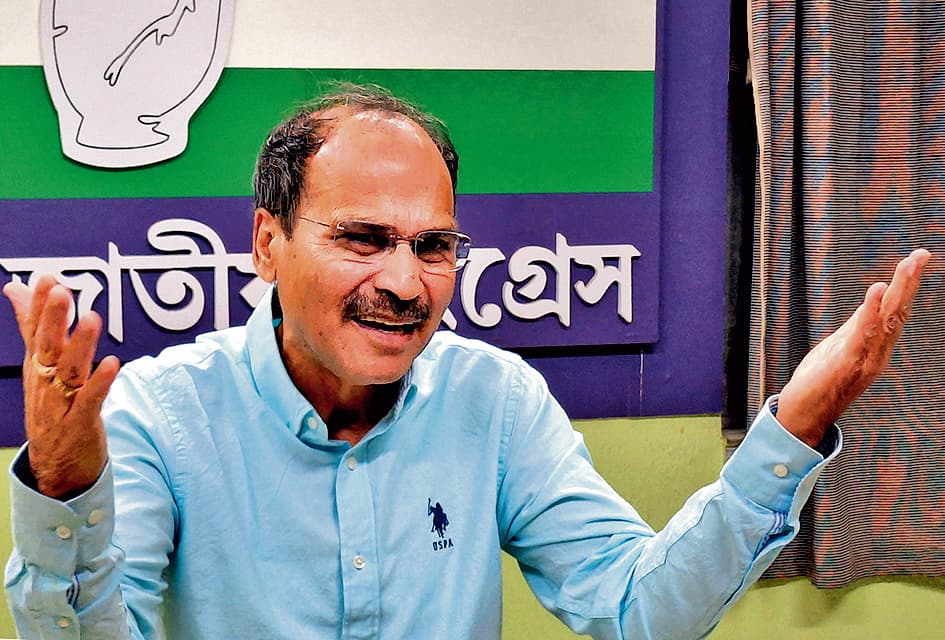 भाजपा की कथनी और करनी में काफी अंतर:अधीर