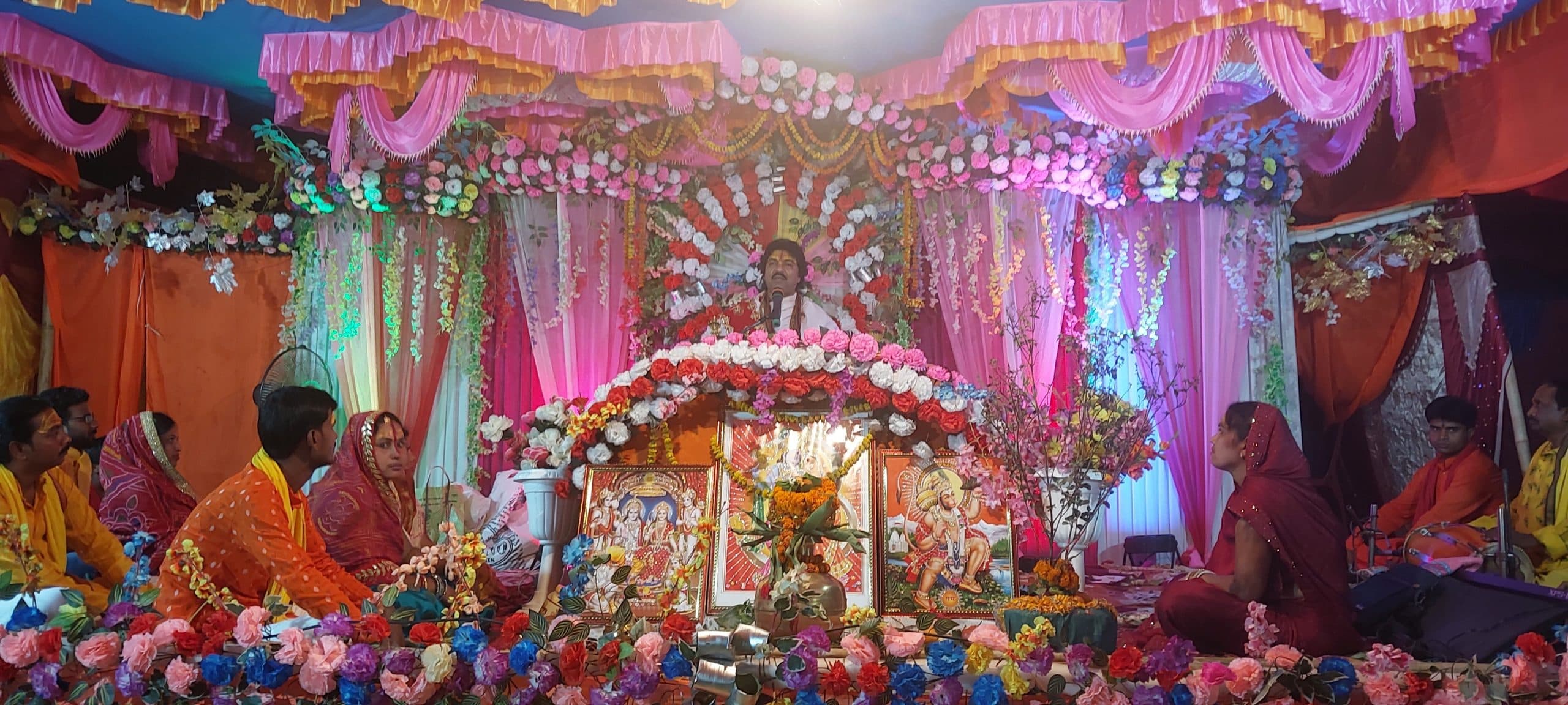 हवन के साथ महादेव बथान में भागवत कथा संपन्न