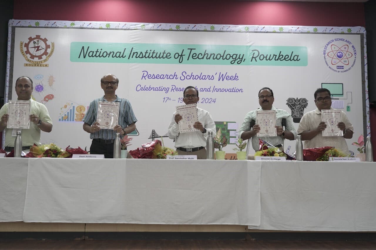 एनआइटी राउरकेला में तीन दिवसीय‘ रिसर्च स्कॉलर्स वीक2024’शुरू,193 पीएचडी छात्र प्रस्तुत करेंगे अपने शोधकार्य
