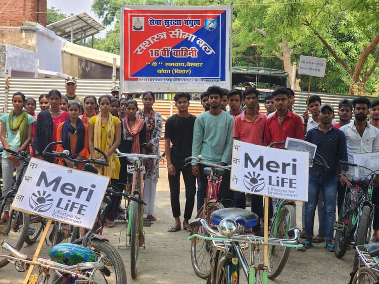 एसएसबी जवान ने पर्यावरण को ले निकाली जागरूकता रैली