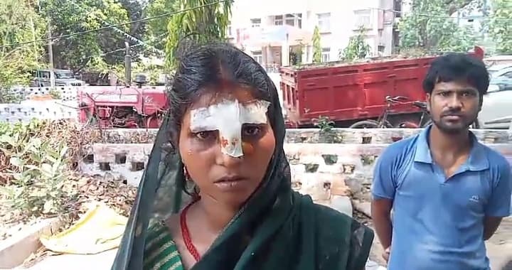 घरेलू विवाद में देवर ने भाभी को पीटकर किया जख्मी