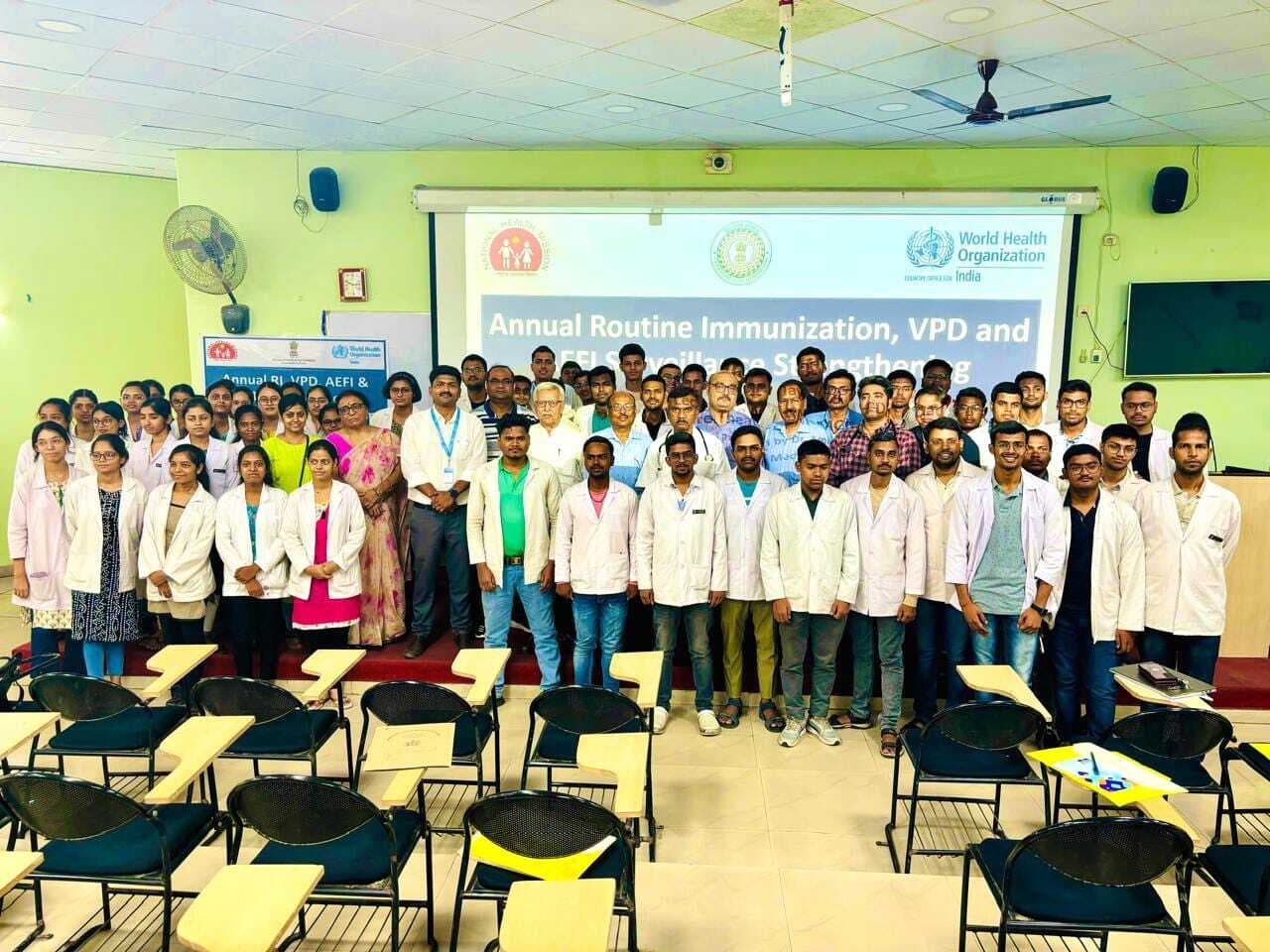रूटीन इम्युनाइजेंशन व वैक्सीन प्रिवेंटिव डिजीज पर वर्कशॉप