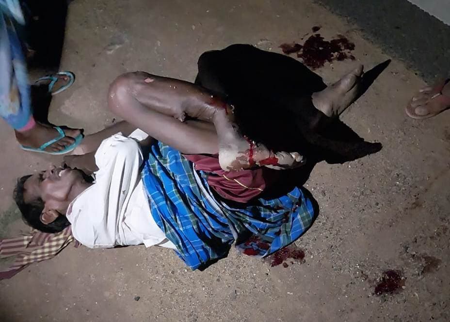 हादसा ::: अज्ञात वाहन की चपेट में  आकर वृद्ध गंभीर रूप से घायल