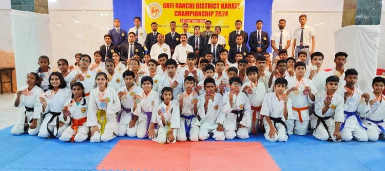 शोकफ जिला कराटे चैंपियनशिप संपन्न, 23 को मिला स्वर्ण