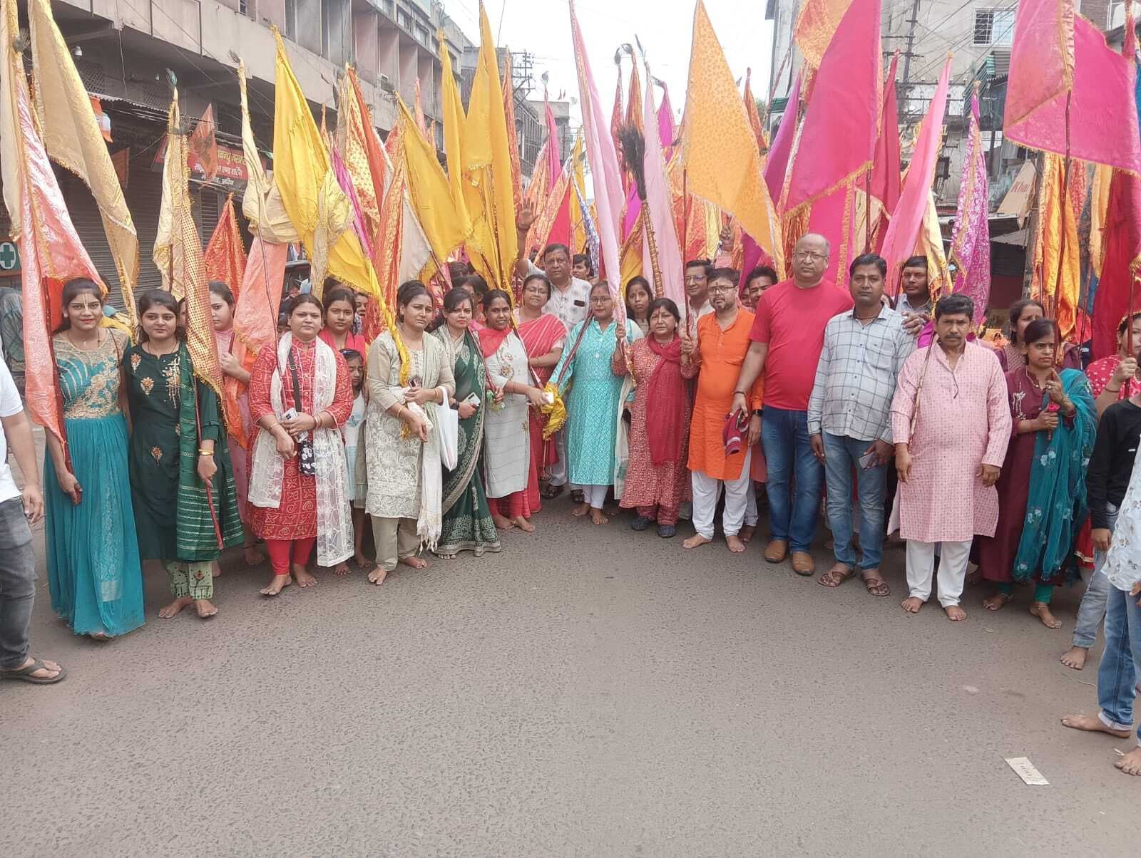 झरिया में निकली निसान शोभा यात्रा