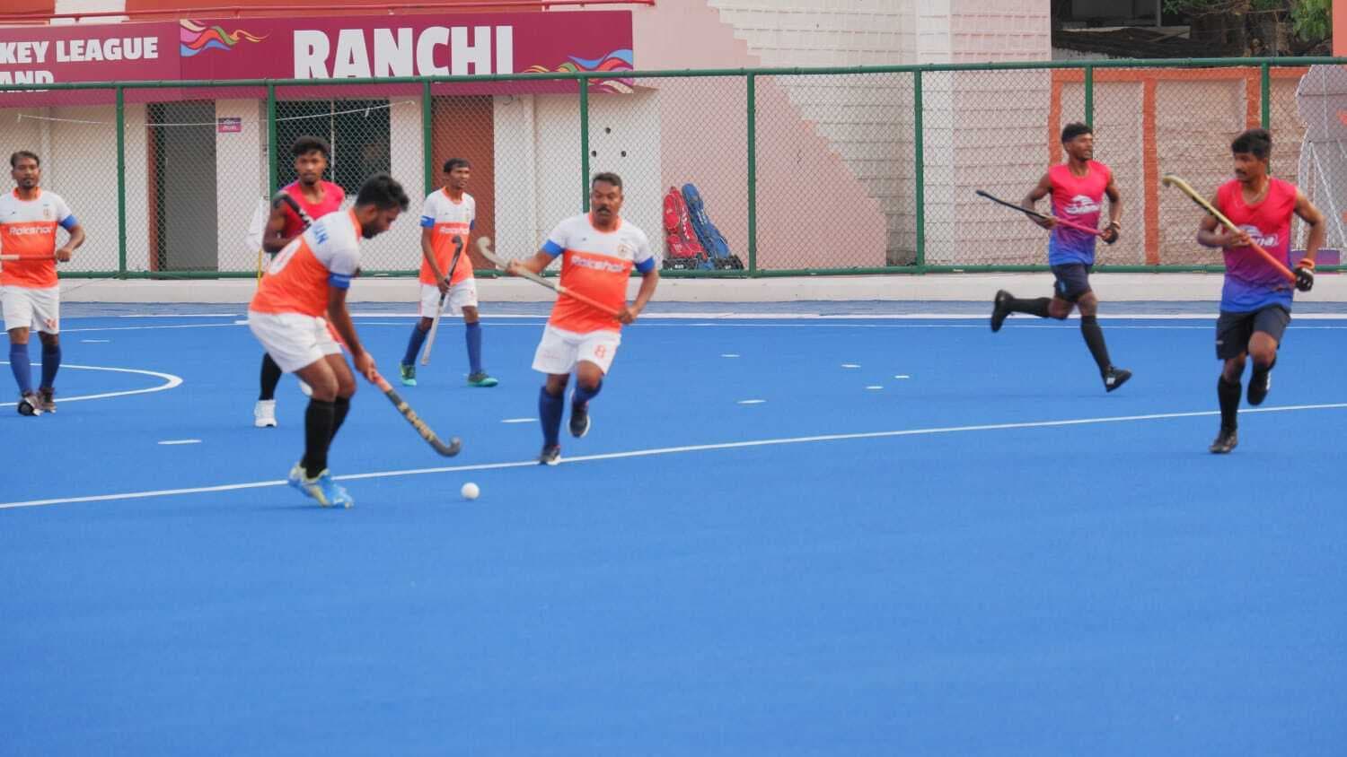 हॉकी रांची लीग: हॉकी गुमला और फगुवा इलेवन की टीम जीती