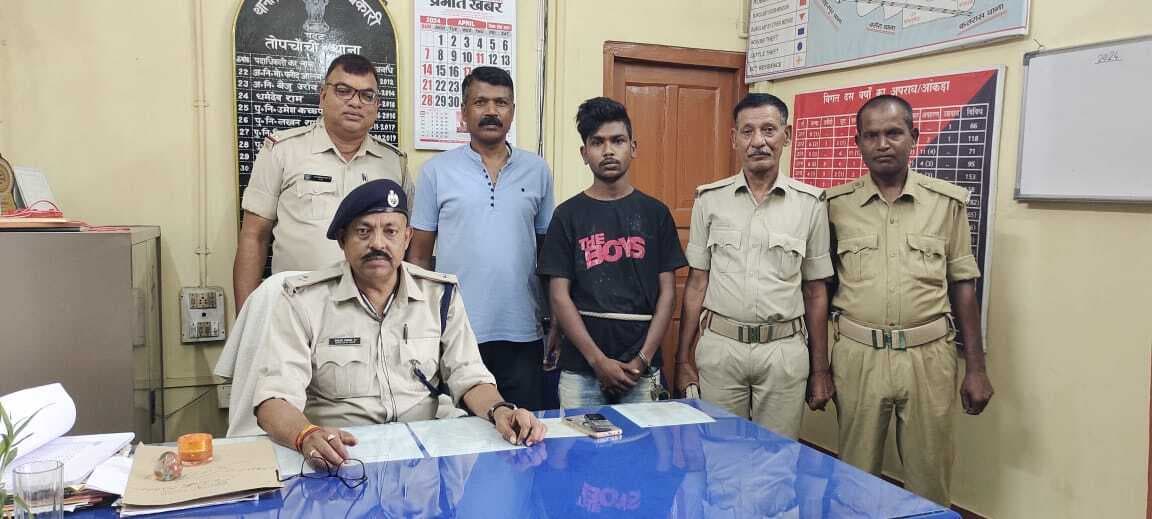 चुरायी गयी बाइक के साथ युवक गिरफ्तार, भेजा गया जेल