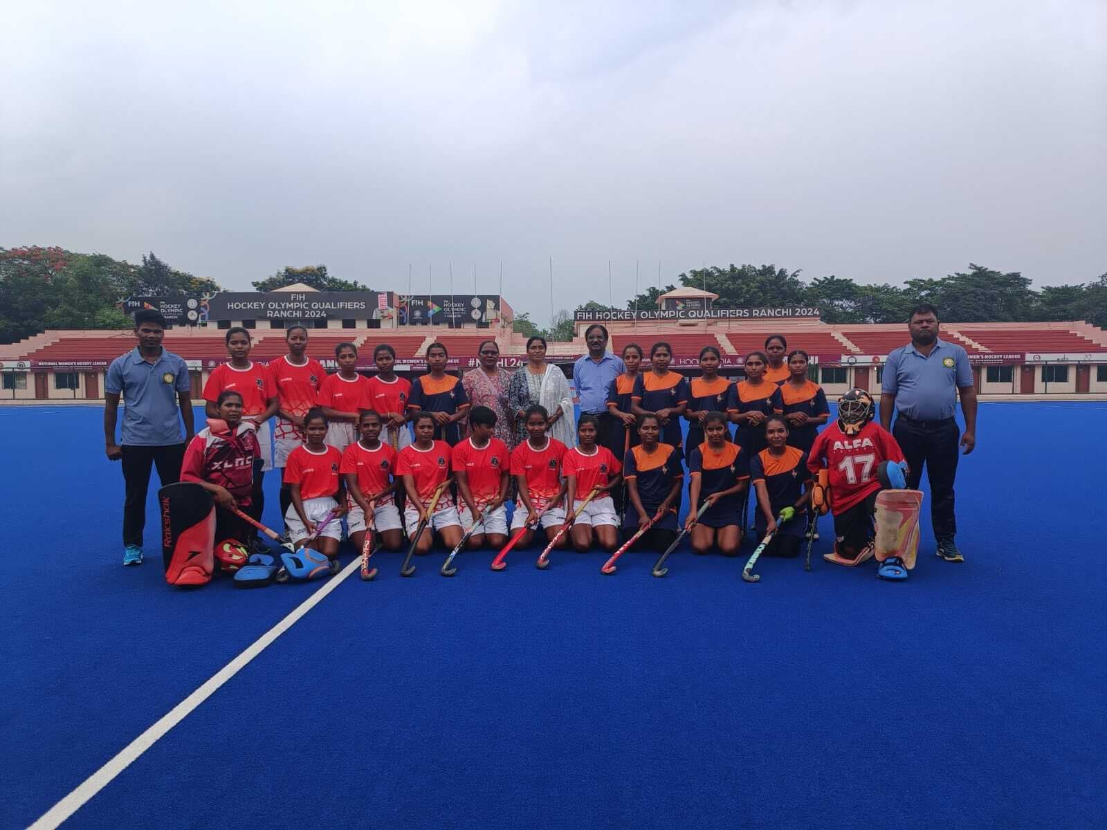 हॉकी गुमला और साइ रांची की टीमें जीतीं