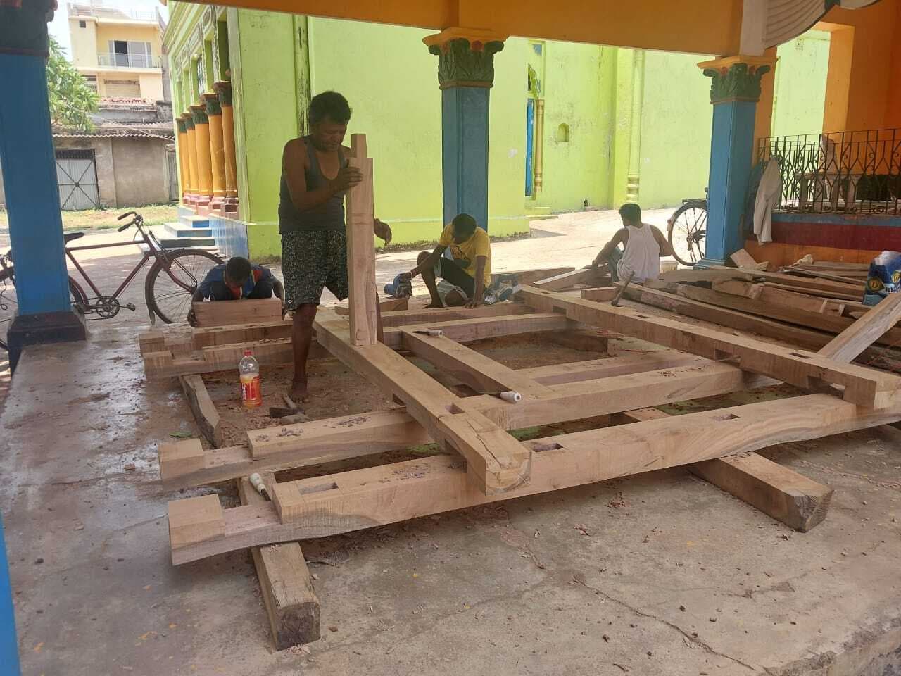 नये रथ पर आरूढ़ होंगे भगवान जगन्नाथ