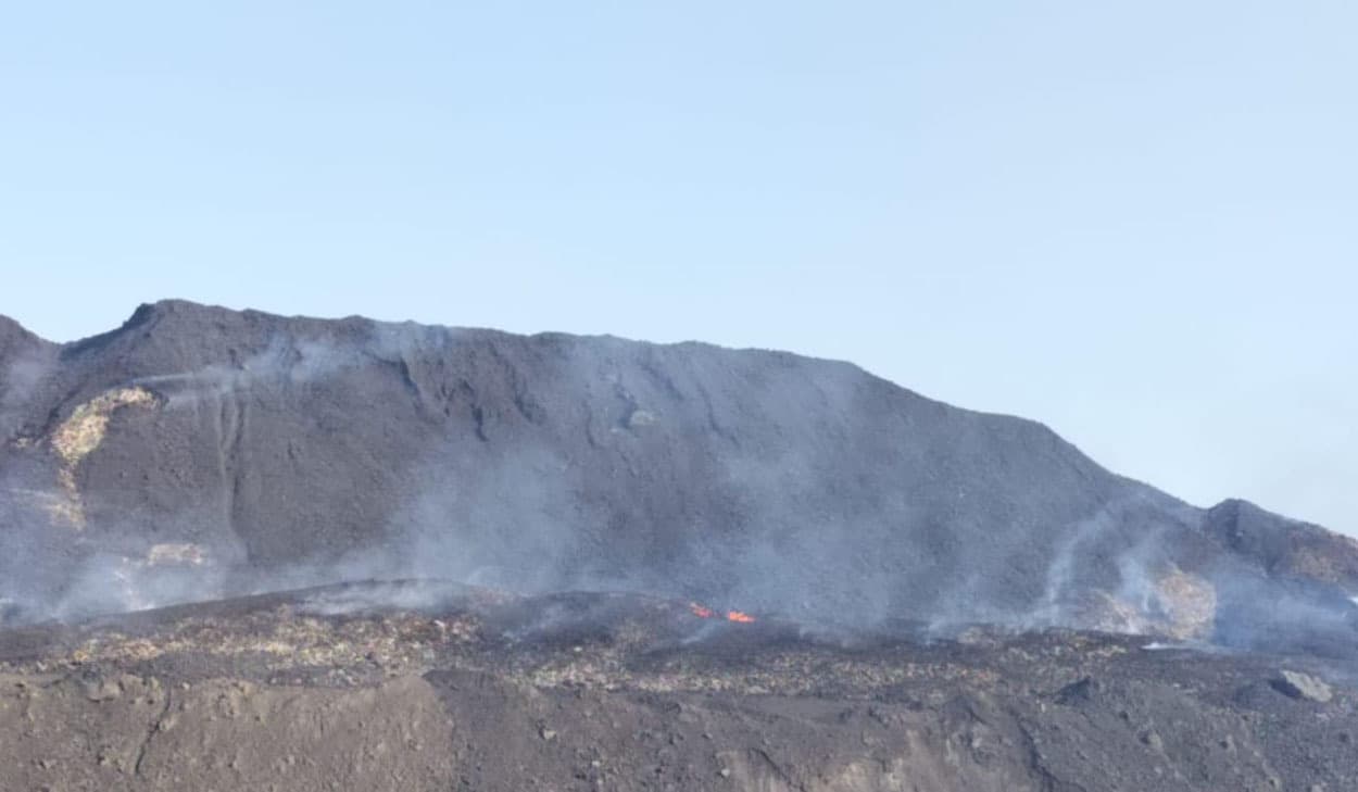 मगध कोल परियोजना के कोल स्टॉक में लगी आग