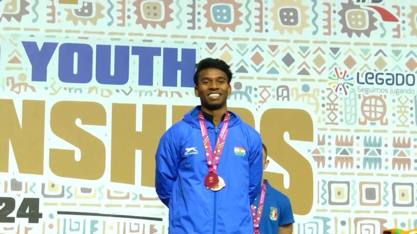 यूथ वर्ल्ड वेटलिफ्टिंग में जेएसएसपीएस के बाबूलाल ने जीता कांस्य