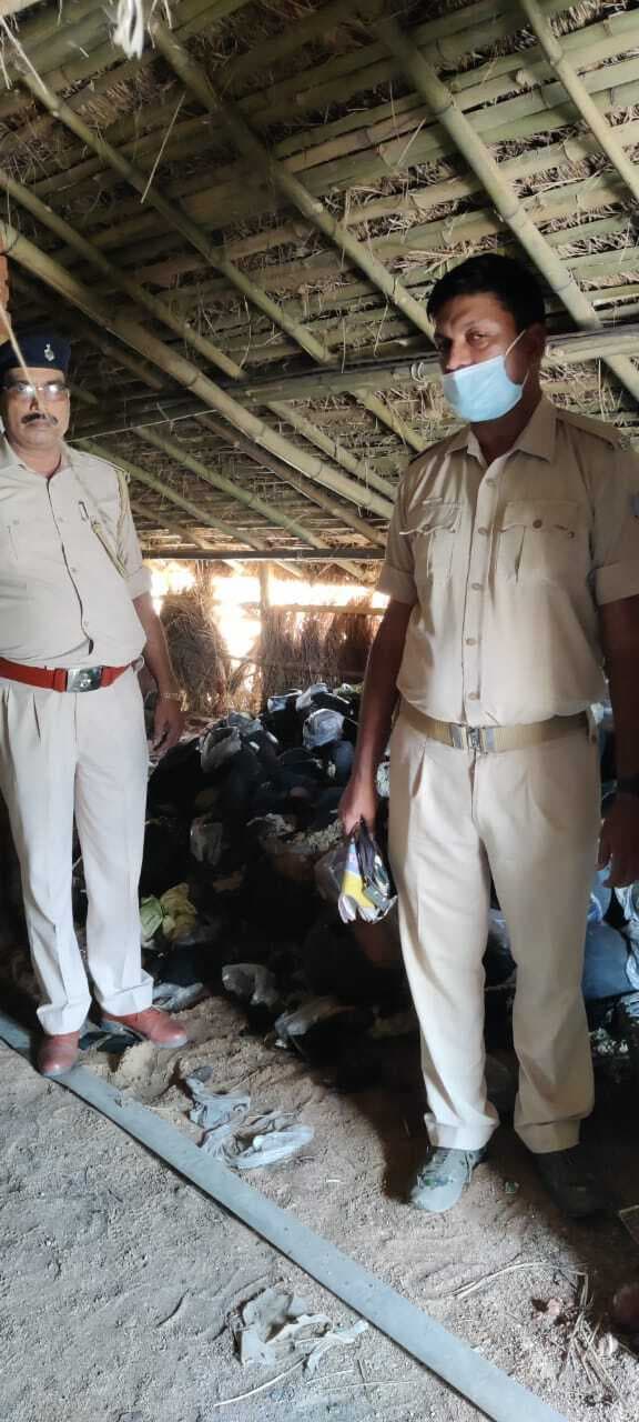 अवैध माड़ी भट्ठी को किया गया नष्ट