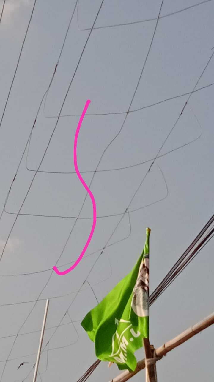 ओवरहेड तार की गार्डिंग, बदले गये एलटी केबल