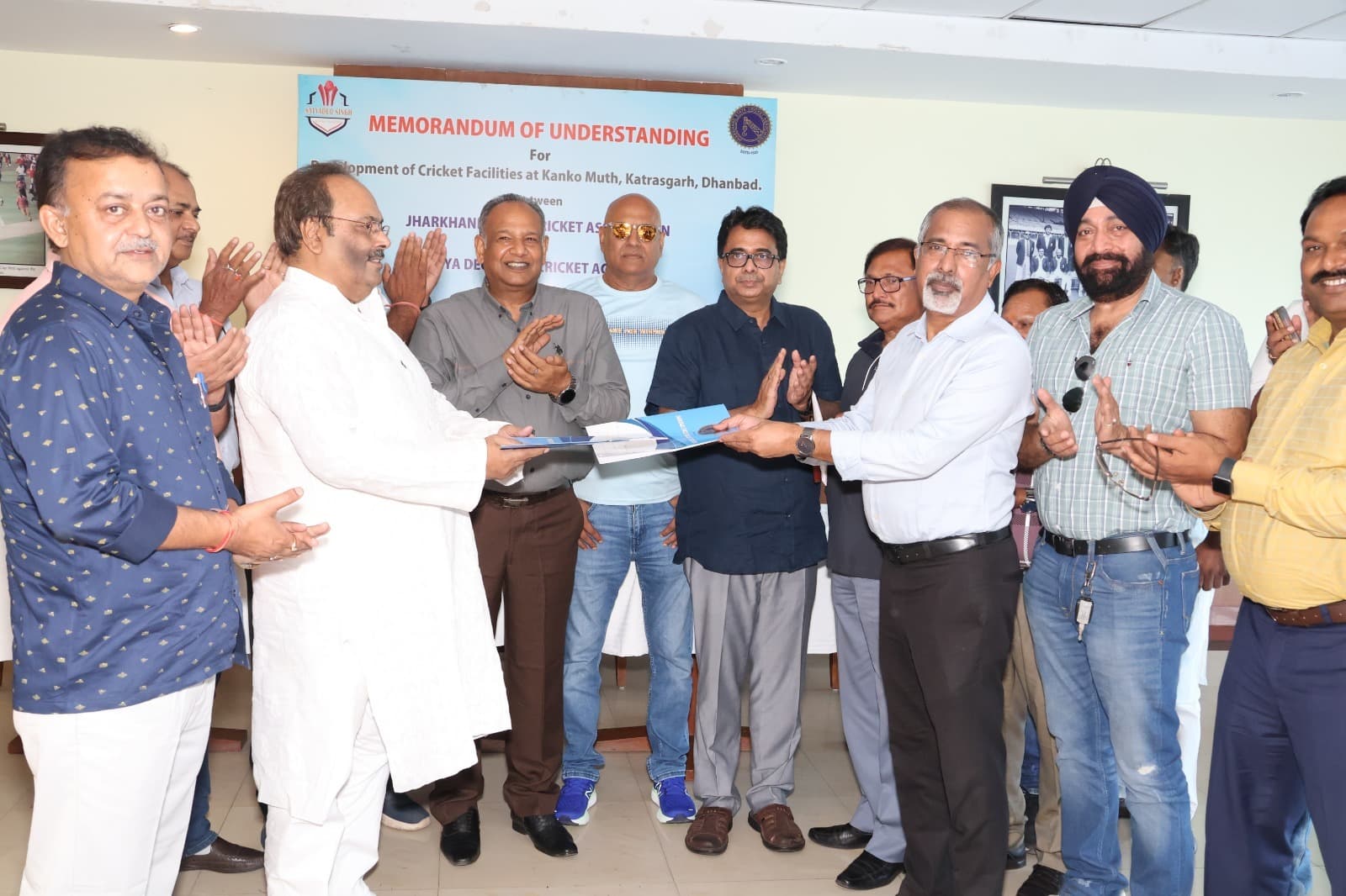 जेएससीए और सत्यदेव सिंह क्रिकेट एकेडमी के बीच एमओयू