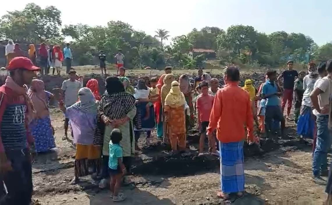 भौंरा में मेगा प्रोजेक्ट में काम चालू करने का विरोध, लौटे कर्मी