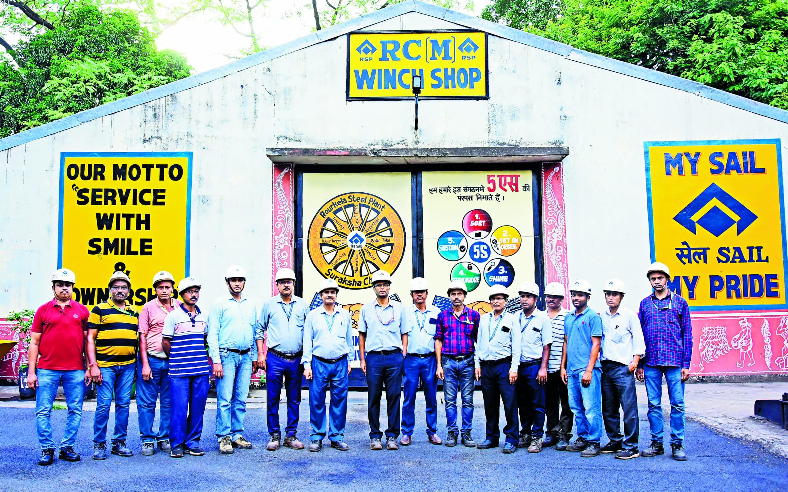 आरएसपी : आरसीएम विभाग ने कन्वेयर बेल्ट के सुरक्षा उपायों को बढ़ाया