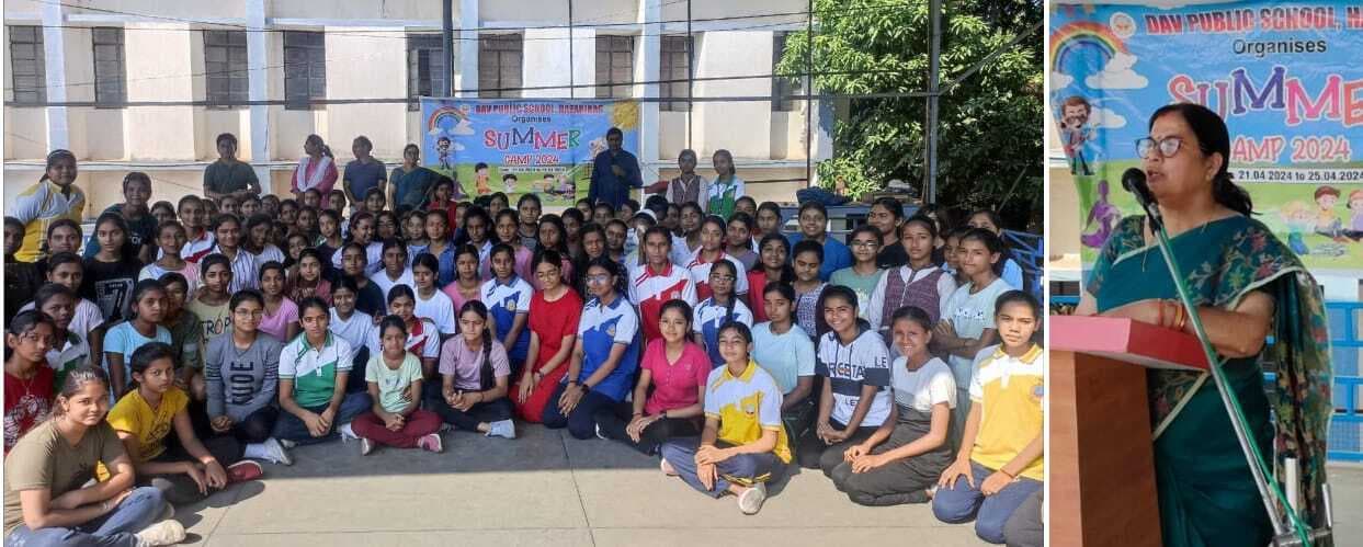 समर कैंप में बच्चों ने कई प्रतियोगिताओं में लिया हिस्सा