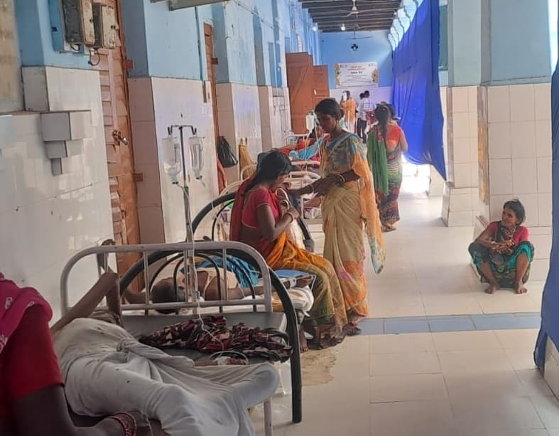 उमस व भीषण गर्मी ने बढ़ाये दस्त व डायरिया के मामले