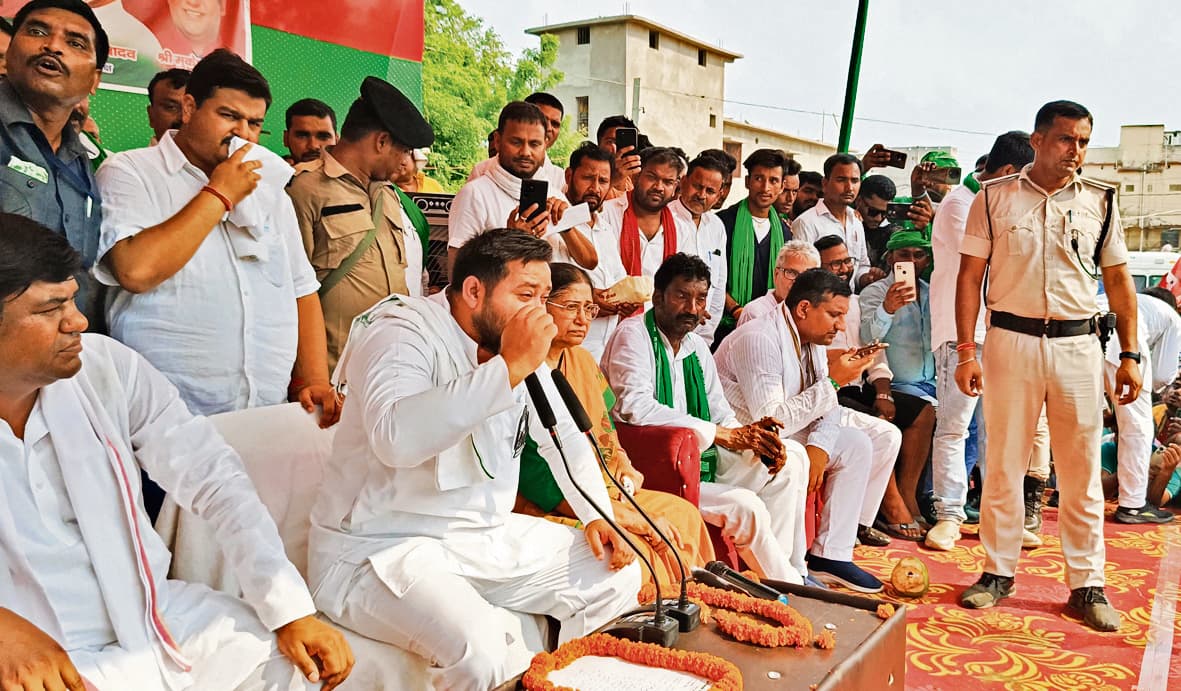 हमारी सरकार बनी, तो 500 रुपये में देंगे सिलिंडर : तेजस्वी यादव