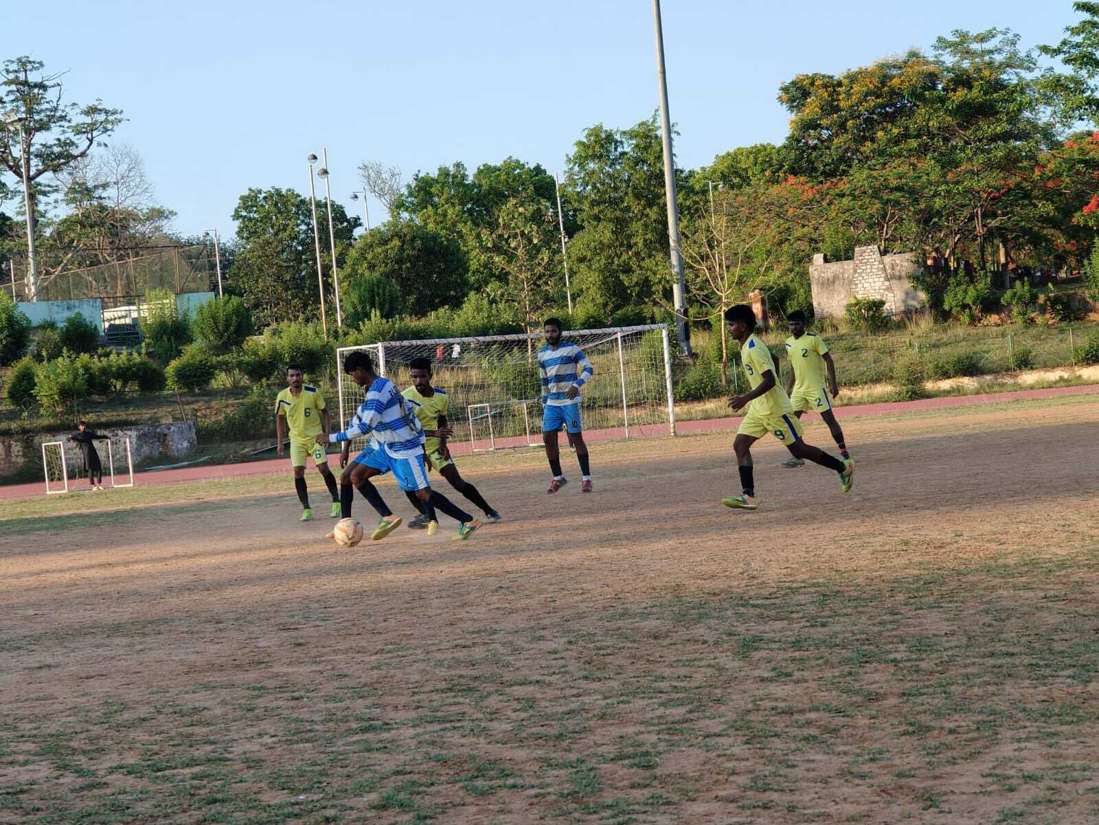 स्पोर्टिंग यूनियन की टीम जीती, बाकी मैच रहे ड्रॉ