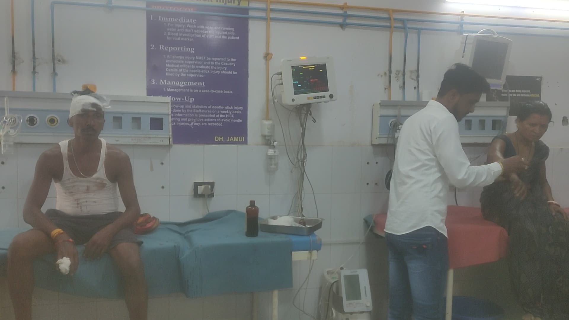 भूमि विवाद में दो पक्षों के बीच हिंसक झड़प, पांच घायल