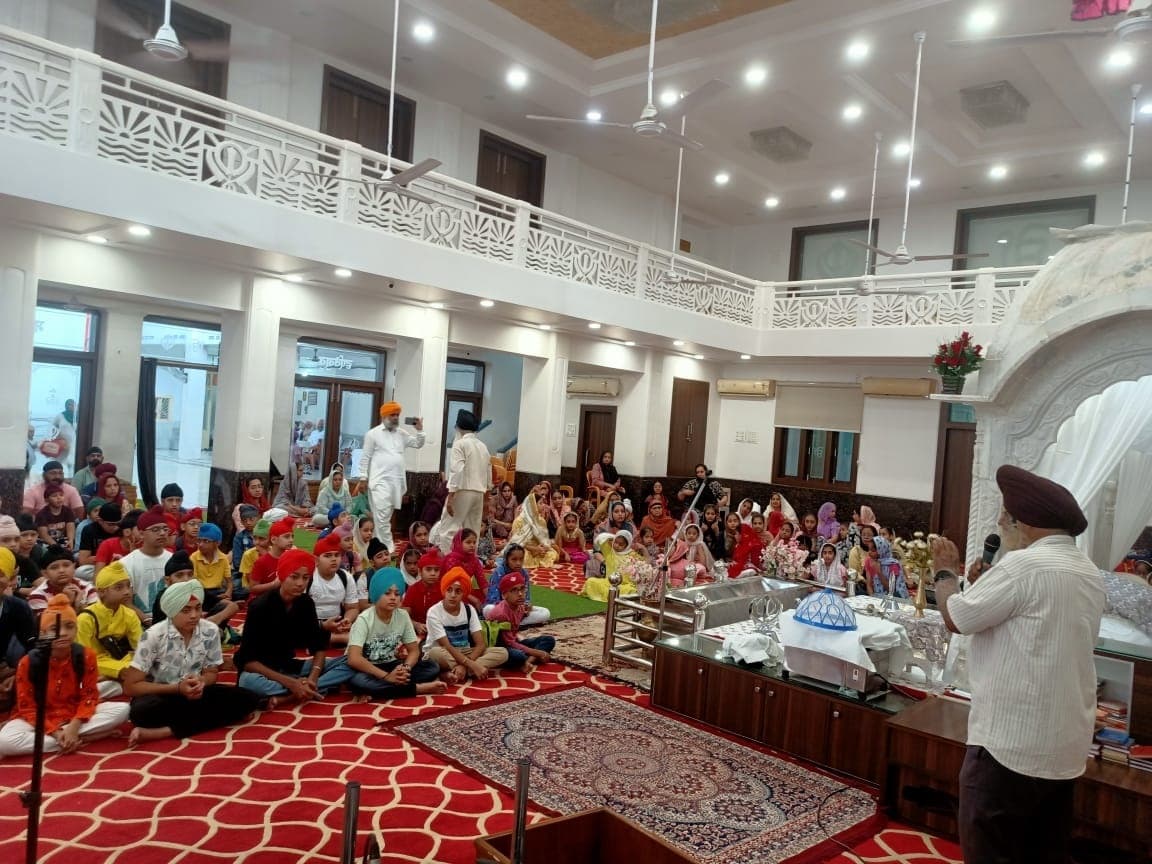 गुरमत ट्रेनिंग कैंप शुरू, 145 बच्चे ले रहे भाग