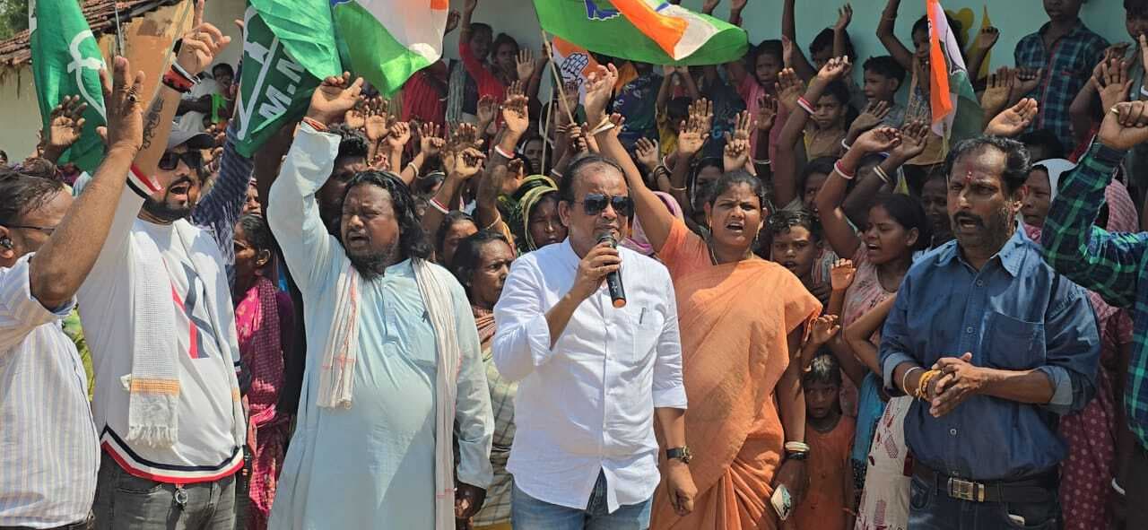 विधायक ने महागठबंधन प्रत्याशी के लिए मांगे वोट