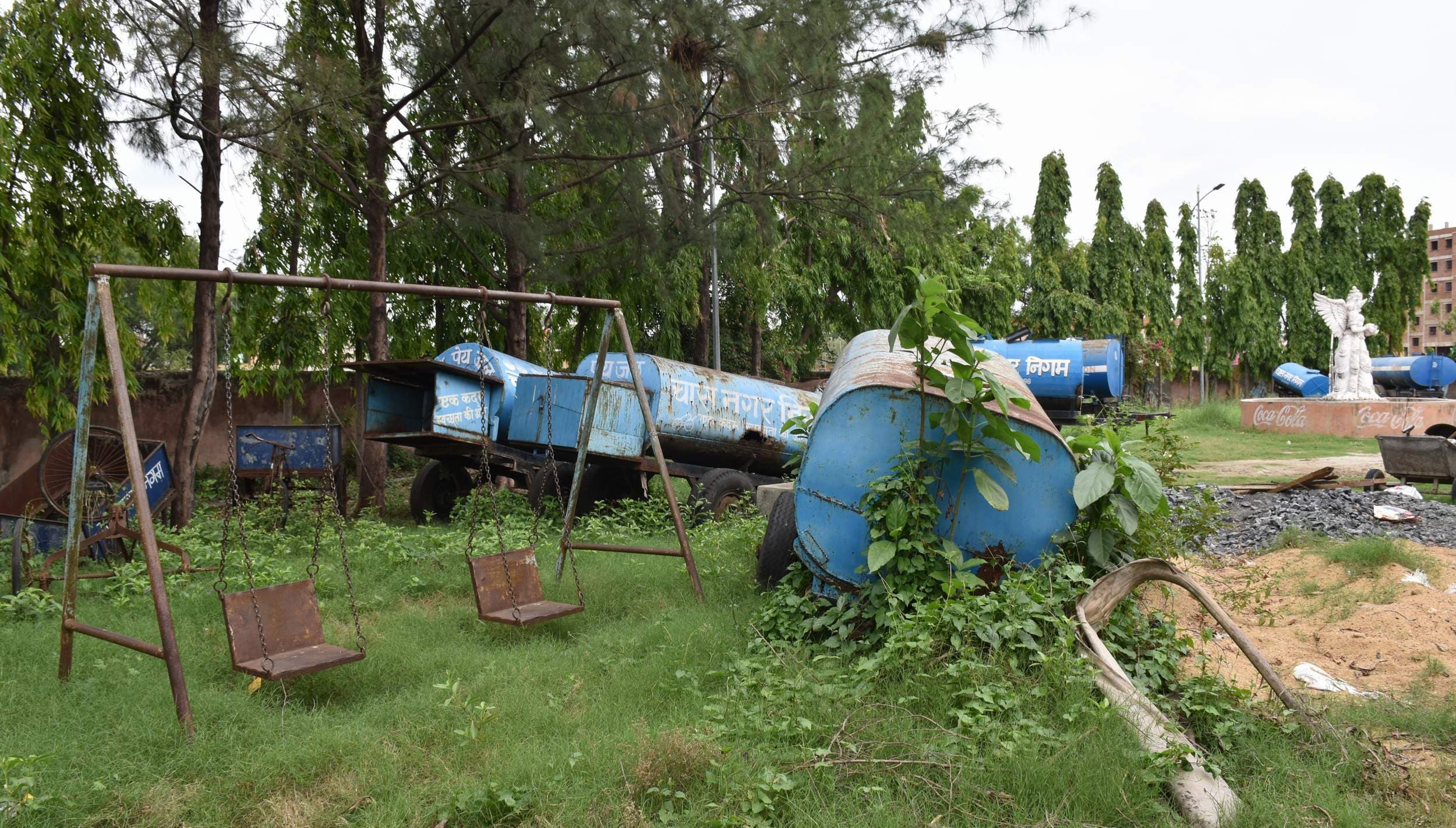 रखरखाव के अभाव में सोलागीडीह का चिल्ड्रन पार्क बदहाल