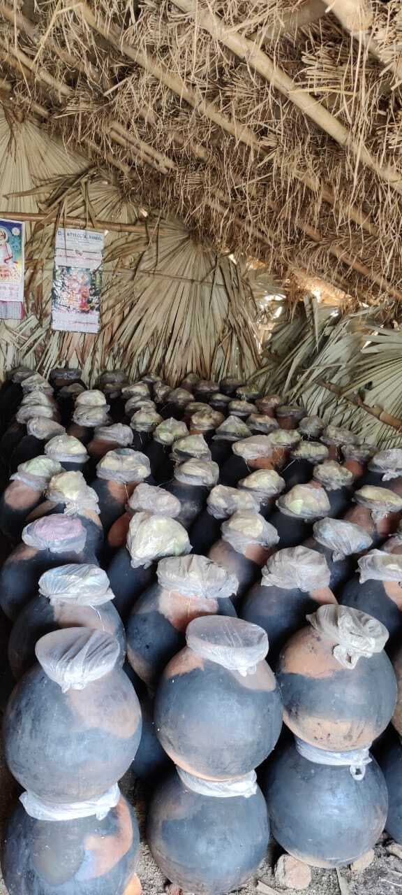 उत्पाद विभाग ने अवैध माड़ी भट्ठी को किया ध्वस्त