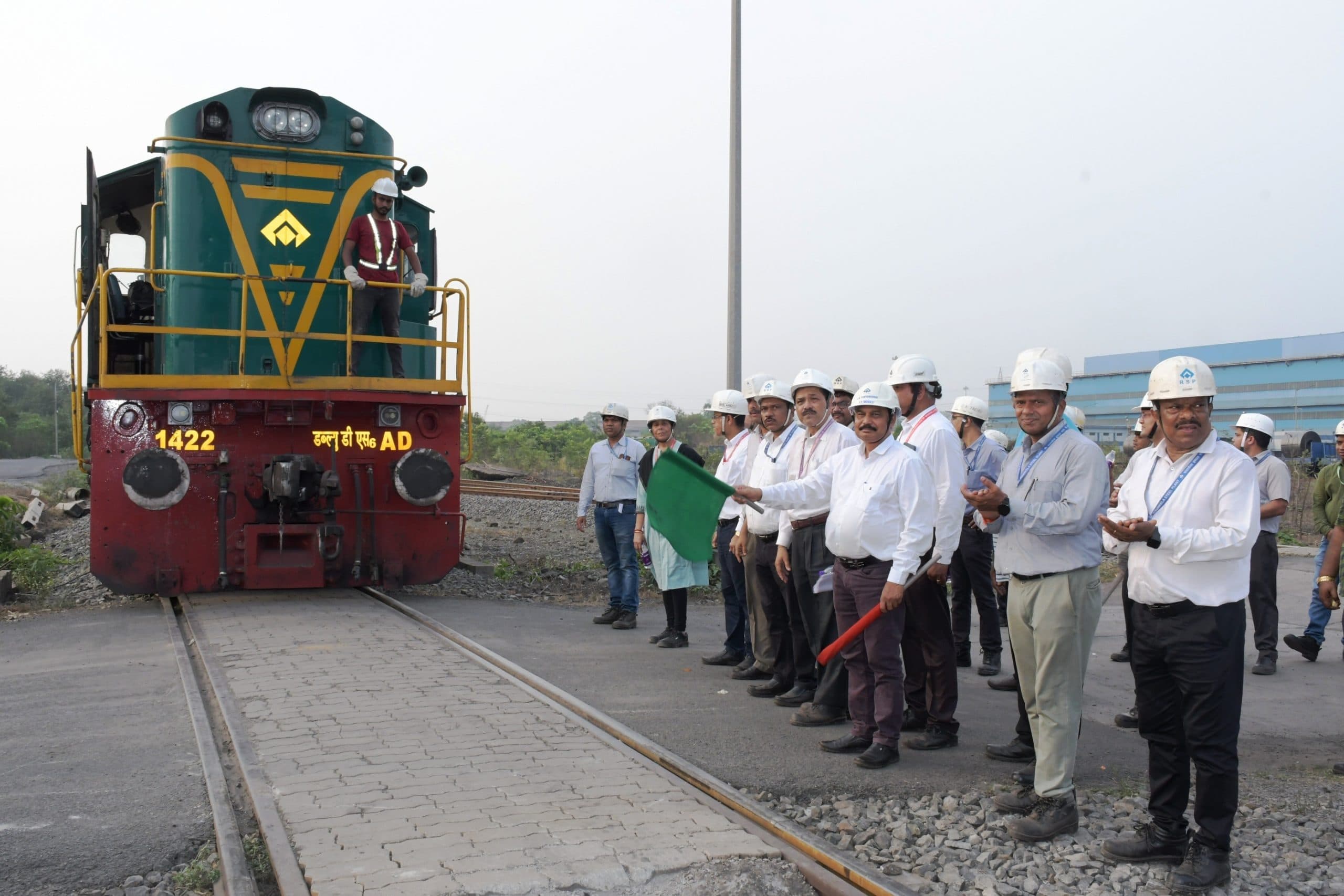 आरएसपी के हॉट स्ट्रिप मिल-2 में नया आउटर लूप ट्रैक शुरू, दुर्घटनाओं का जोखिम होगा कम