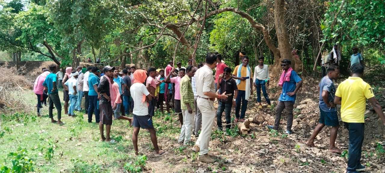 मैथन डैम से सटे होदला जंगल में काट रहे थे पेड़, 22 मौजा के आदिवासियों ने ठेकेदार को बंधक बना किया विरोध